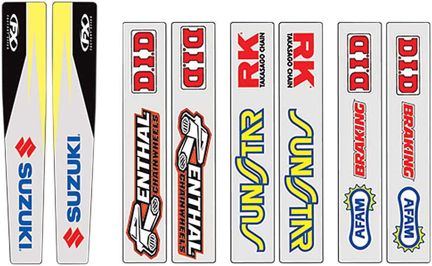 Factory Effex Swingarm Graphics Yellow 19-42420