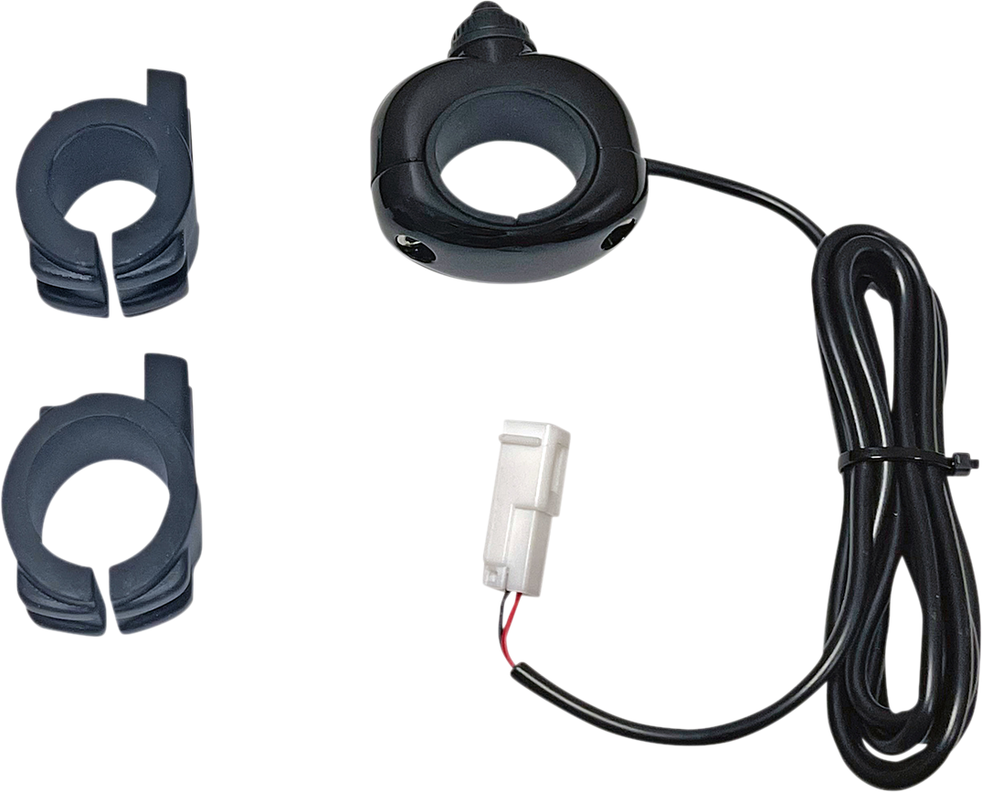 Custom Dynamics Auxiliary Handlebar Mounted On/Off Switch Black CD-AUX-UNV-B