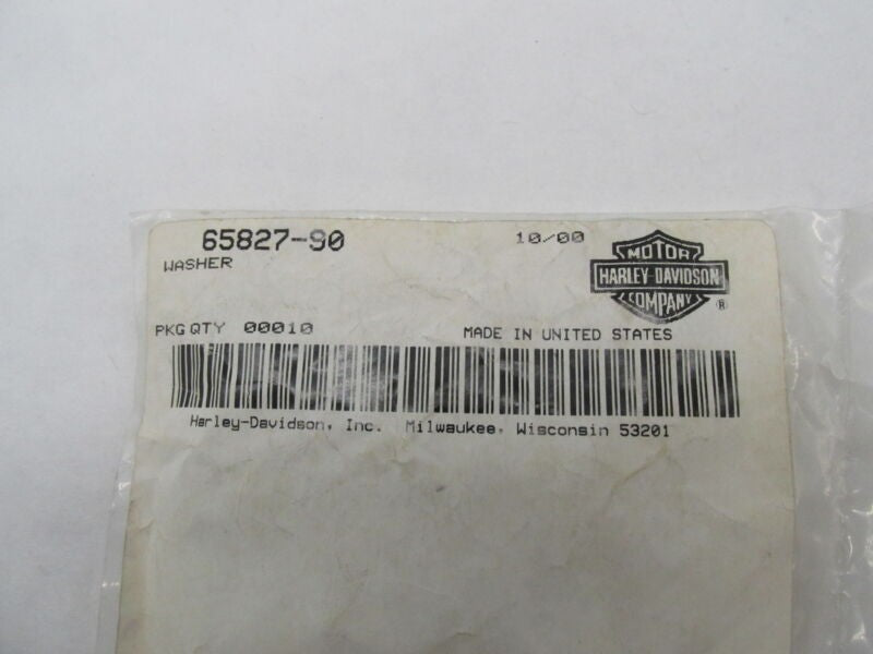 Lot of 10 Harley Davidson Genuine NOS Exhaust Gasket Retaining Washers 65827-90