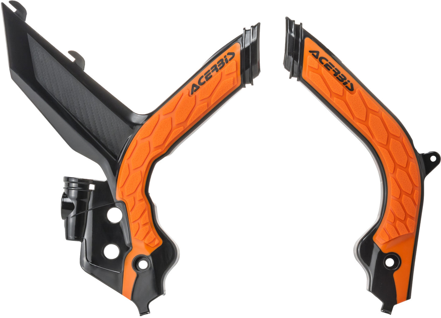 Acerbis X-Grip Frame Guards Black/Orange 2783155229