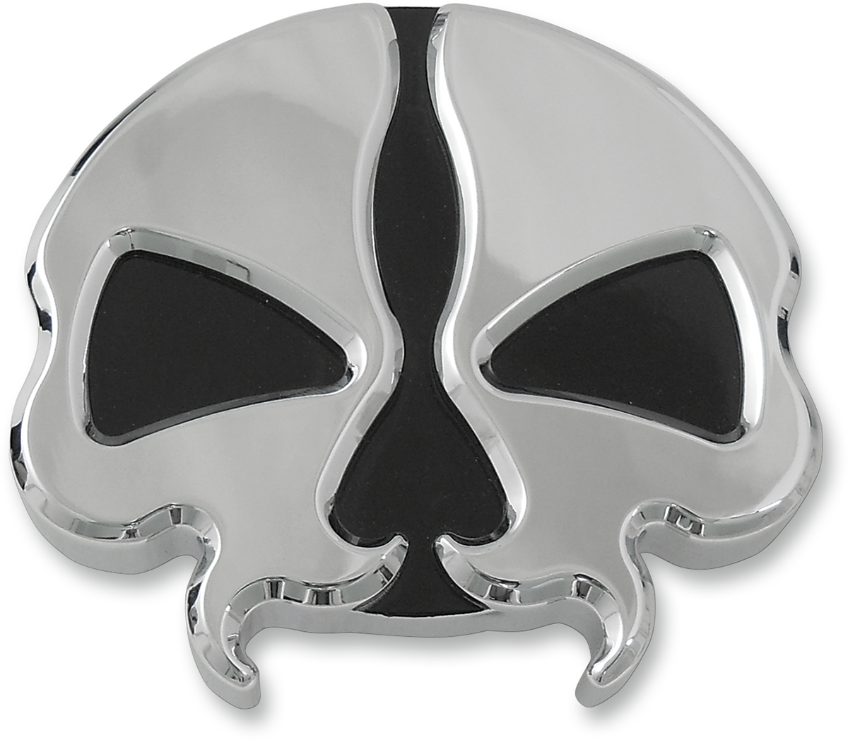 Drag Specialties Split Skull Gas Cap Chrome 0703-0785