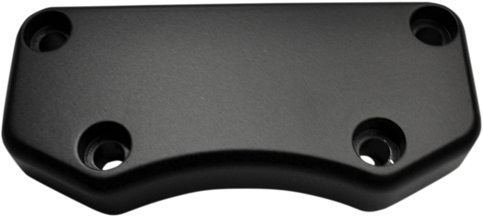 Drag Specialties Buffalo Handlebar Clamp Smooth - Flat Black 0602-0808