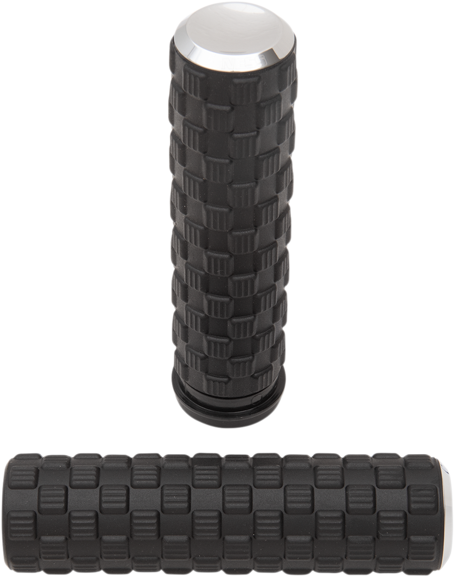 Arlen Ness TBW Fusion Series Grips Chrome Air Trax 07-353