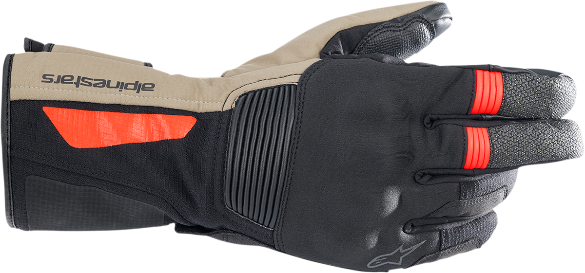 Alpinestars Denali Aerogel Drystar Gloves Black/Tan/Red 2XL 3526922-1853-2X