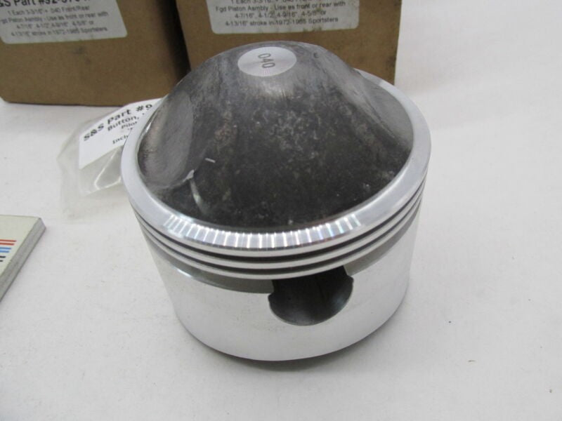 Set of S&S Cycle 3-3/16" +.040 Harley 1972-85 Sportster Pistons & Rings 92-3704