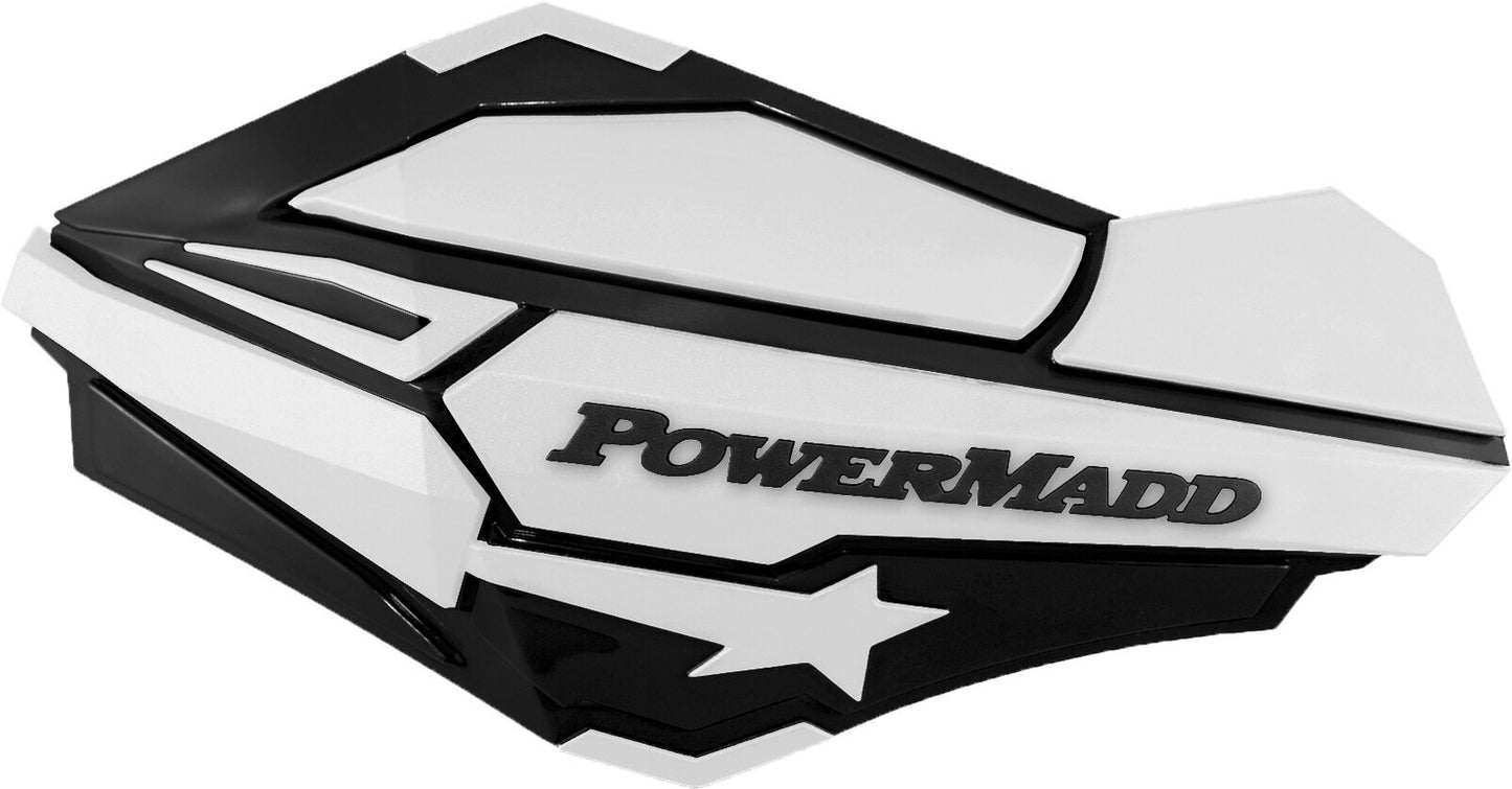 Powermadd Sentinal Handguards Black/White 34428