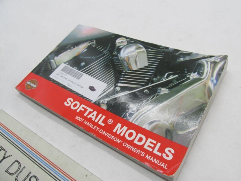 Harley Davidson Official 2007 Softail Models Owners Manual 99469-07