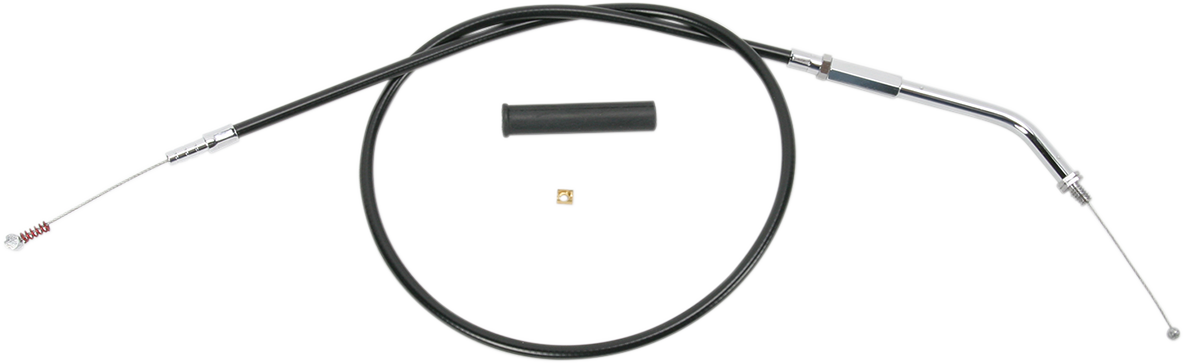 Drag Specialties Black Vinyl Idle Cable 32-1/2in.