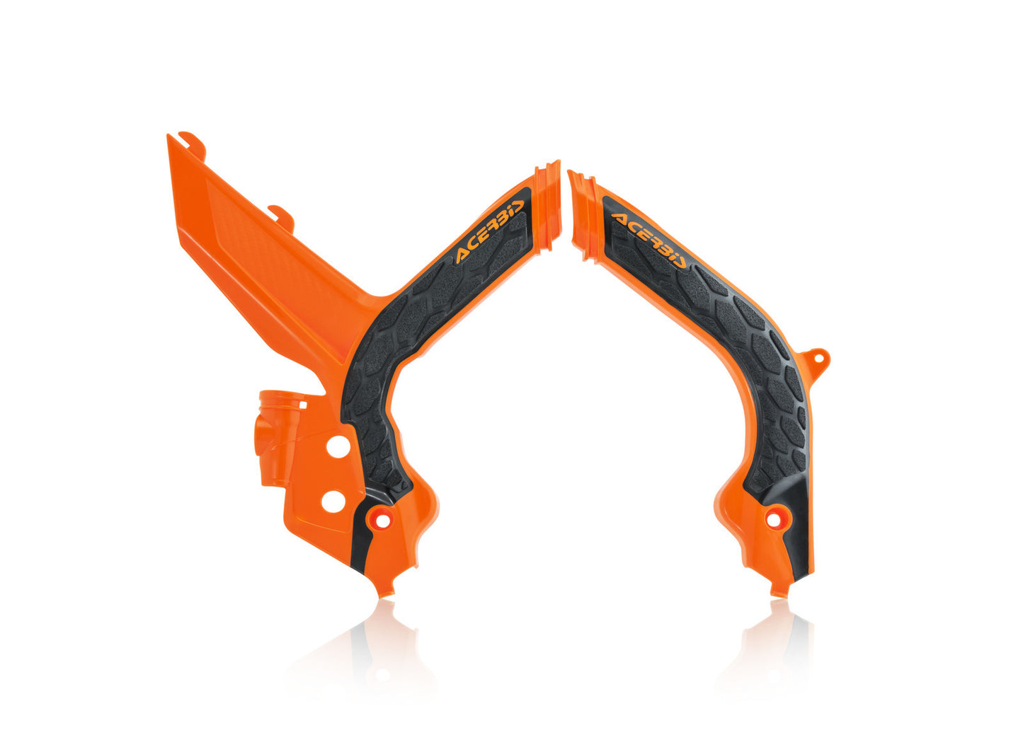 Acerbis X-Grip Frame Guards Black/Orange 2733445225