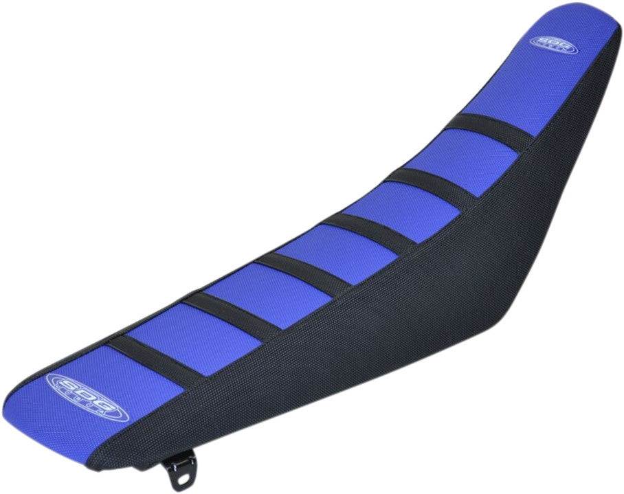 SDG 6-Rib Gripper Seat Covers Black Ribs, Blue Top, Black Sides 95910KBK
