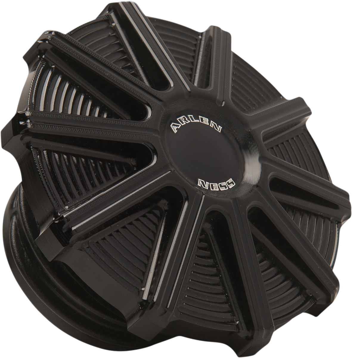 Arlen Ness Gas Cap Black 10 Gauge 0703-0847
