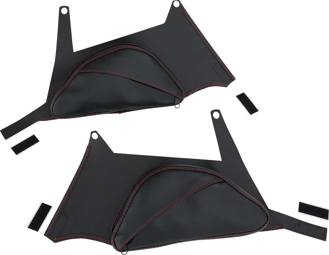 Show Chrome Dual Side Tank Pouch H40-401RED