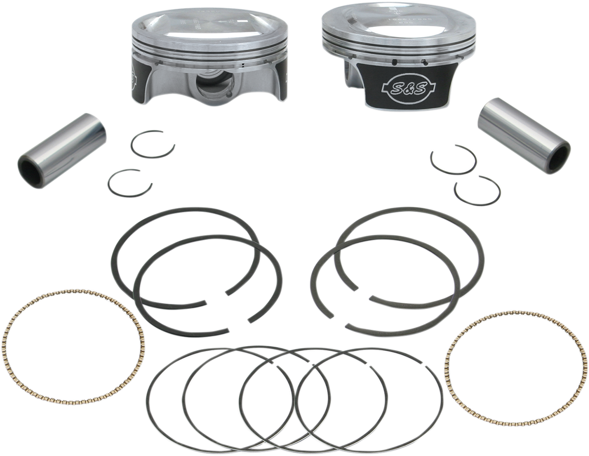 S & S Cycle Piston Kit For 103" Hot Set Up +.005" 106-0433