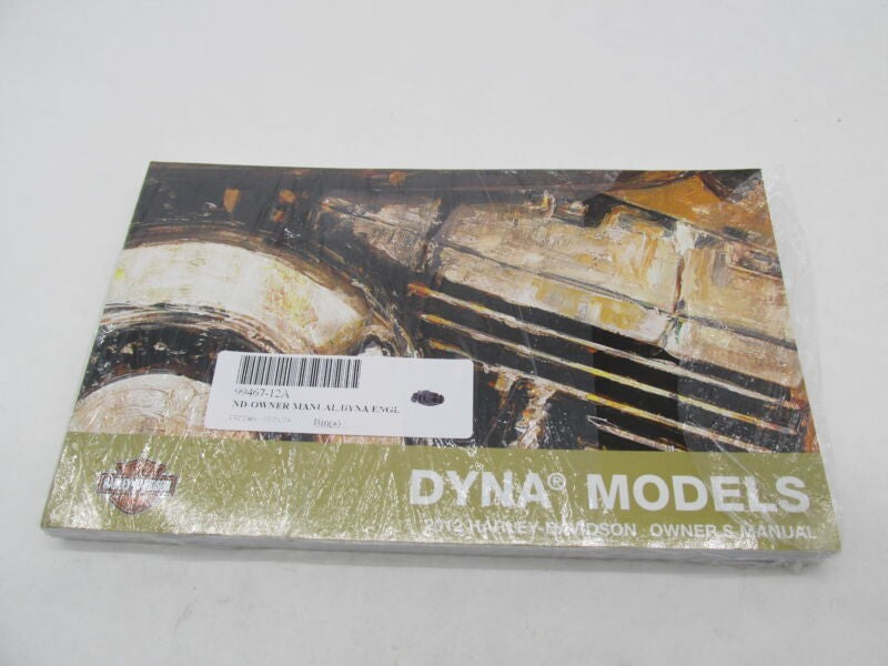 Harley Davidson Official Factory 2012 Dyna Models OEM Owners Manual 99467-12A