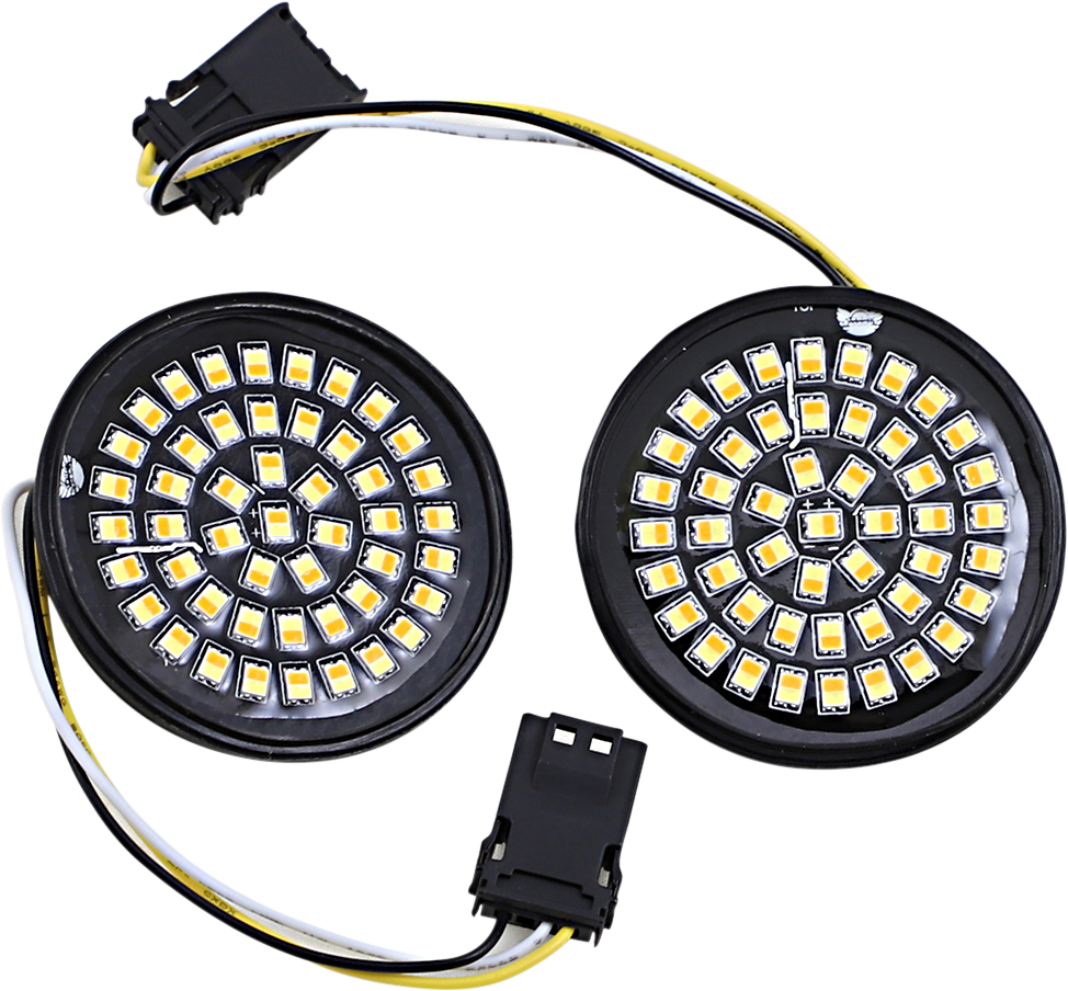 Custom Dynamics Genesis 4 Solid (Halo Free) LED Turn Signal Inserts for CVO G...