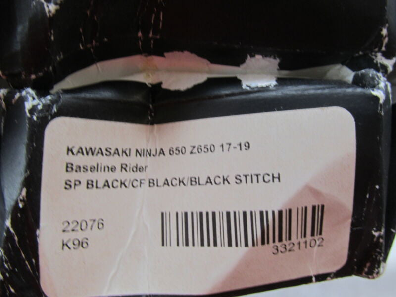2017-19 Kawasaki Ninja 650 Z650 Black Baseline Seat Cover 3321102