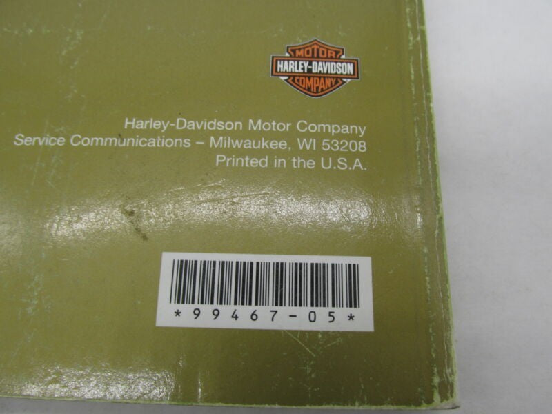 Harley Davidson Official Factory 2005 Dyna Owners Manual 99467-05