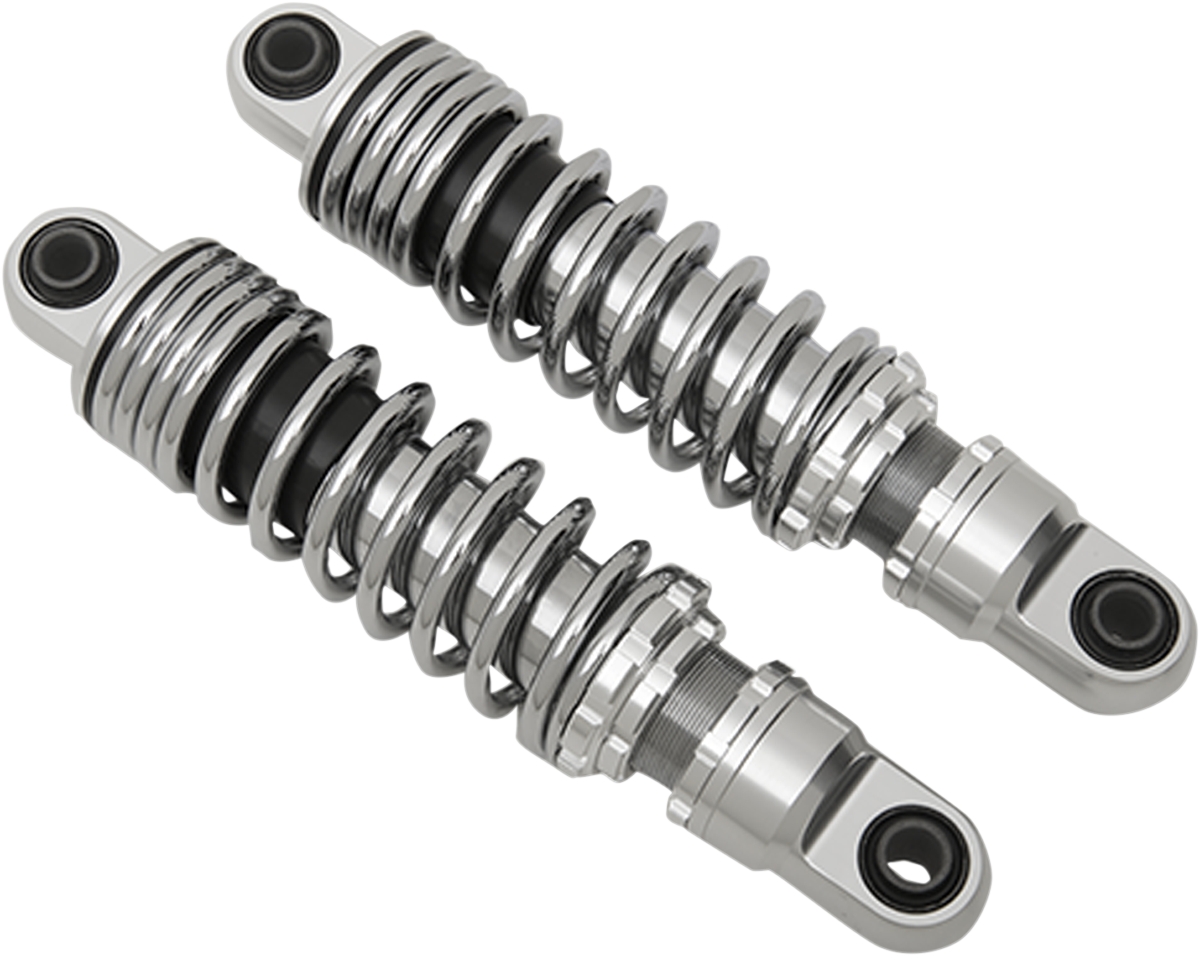 Drag Specialties Premium Ride-Height Adjustable Shocks 12" Chrome 1310-1193
