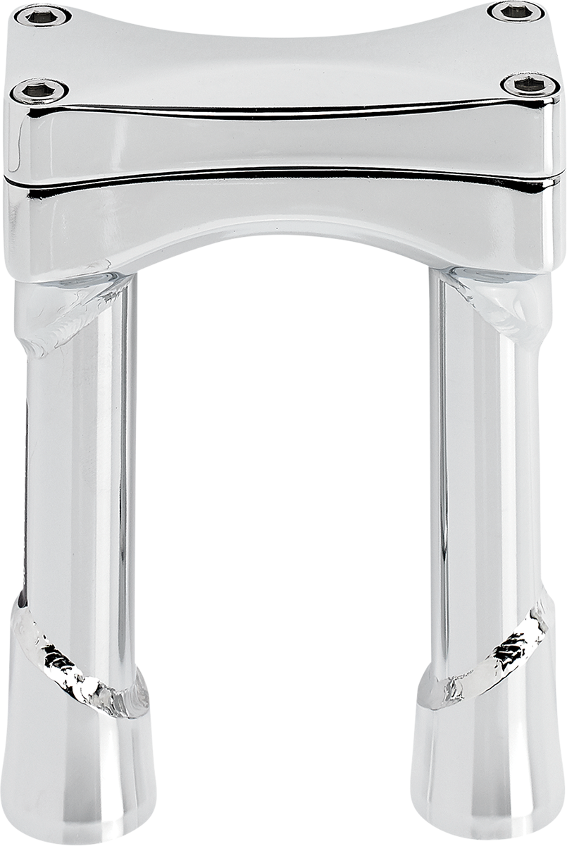 BILTWELL O/S Murdock Risers 6" Chrome Straight 6413-105-06