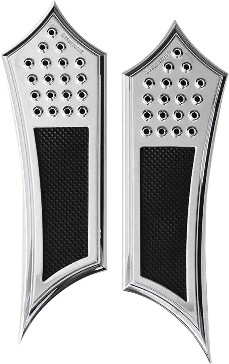 Accutronix Front Floorboards Knurled Drilled FBF01-DIC