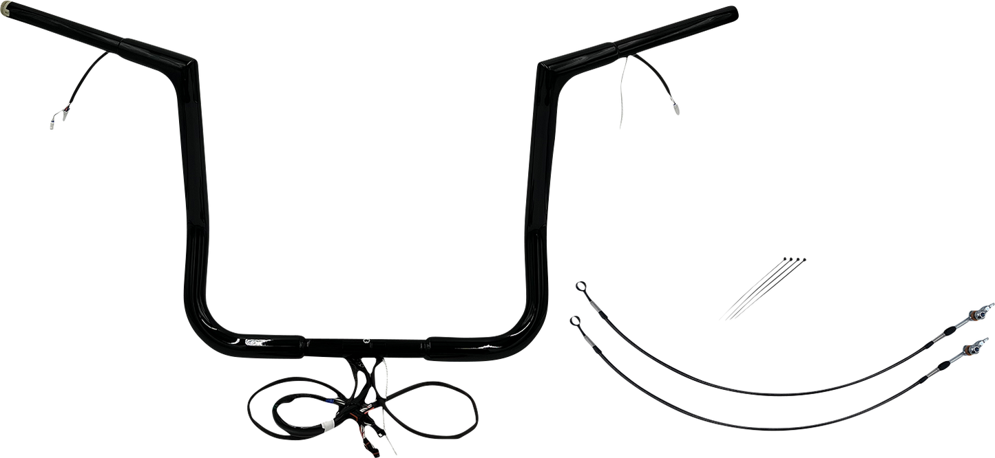Fat Baggers, Inc. Plug & Play EZ Install 1-1/4" Flat Top Handlebar Kit 701214-B