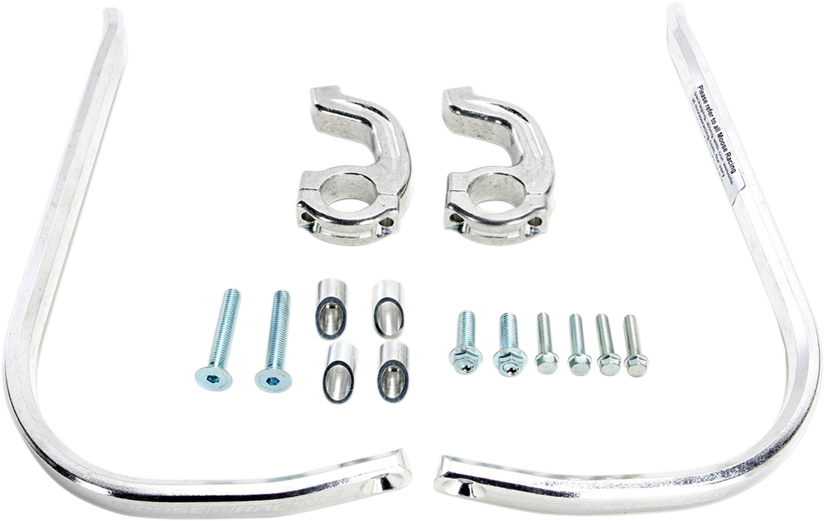 Moose Racing Contour Handguards Silver 0635-1494