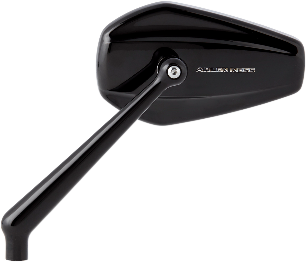 Arlen Ness Mini Stocker Mirrors Black Left 13-156