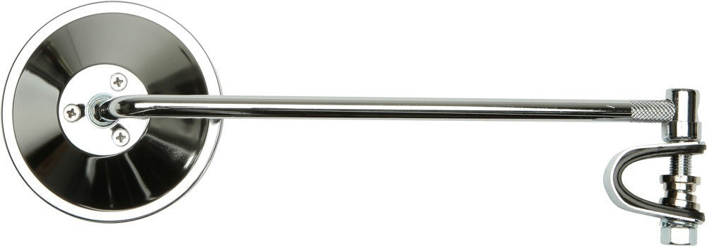 Emgo Universal Clamp-On Mirror Round 10 Stem - Tinted - 3/4, 7/8 or 1 Bars - ...