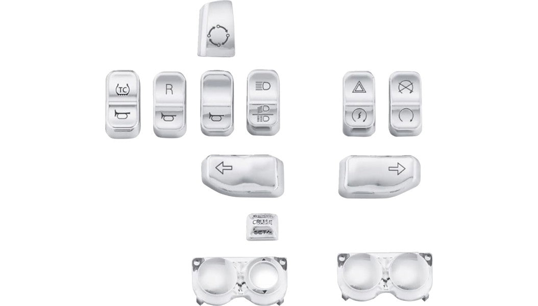 Drag Specialties Switch Cap Kit 12 piece 0616-0392