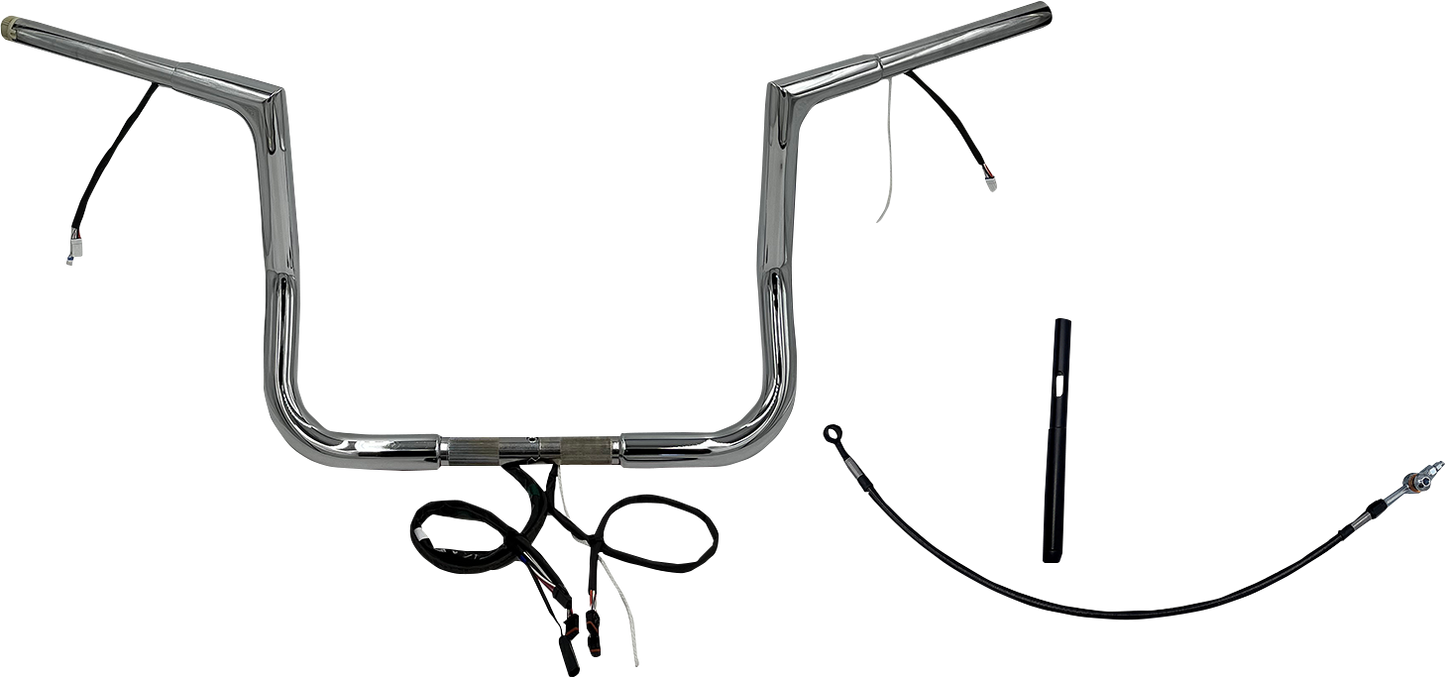 Fat Baggers, Inc. Plug & Play EZ Install 1-1/4" Flat Top Handlebar Kit 712016