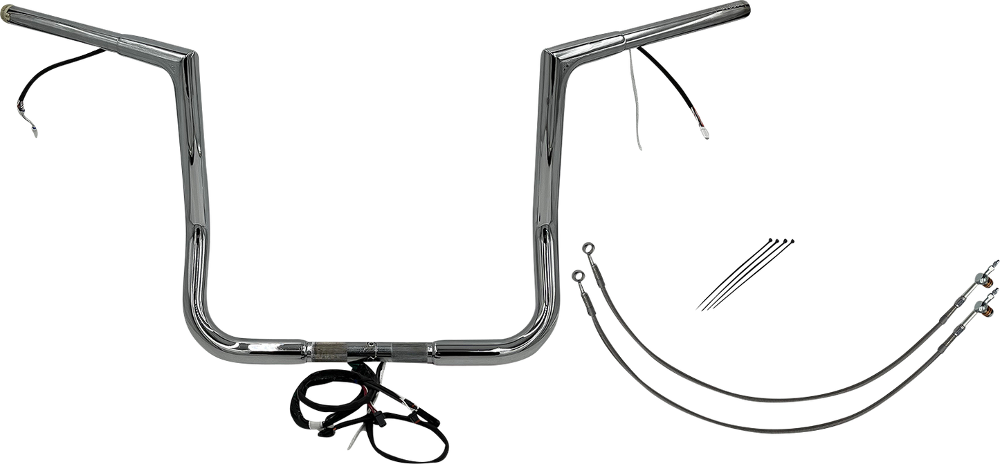 Fat Baggers, Inc. Plug & Play EZ Install 1-1/4" Flat Top Handlebar Kit 712914