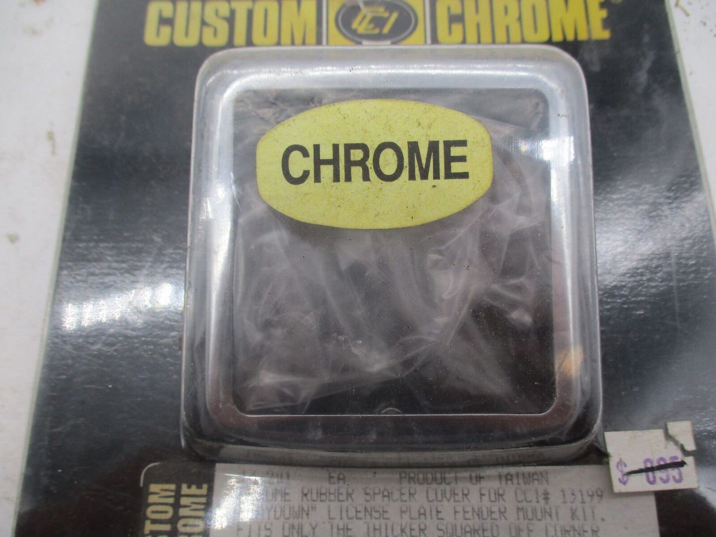 Harley Custom Chrome Rubber Spacer License Plate Fender Mount Cover 14-201