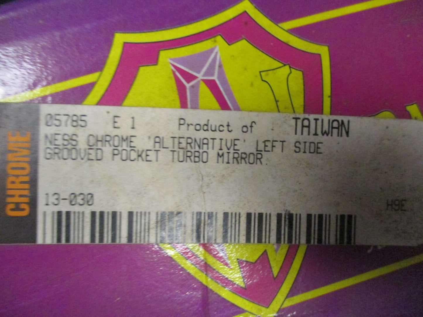 Harley Davidson Arlen Ness Left Side Alternative Pocket Turbo Mirror 05785