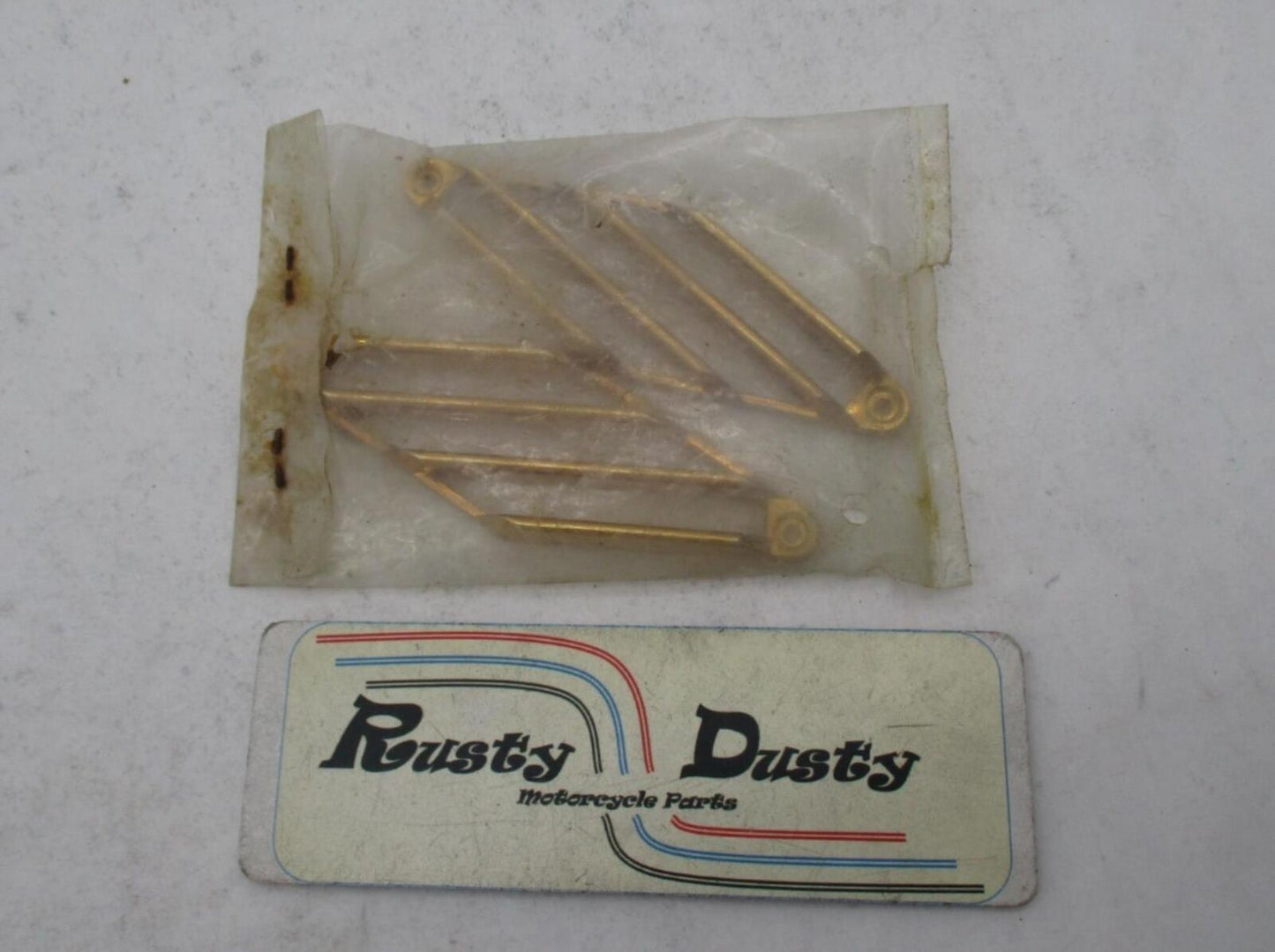 Pair of Motorcycle Gold / Copper Indicator Duiamond Marker Light Grills