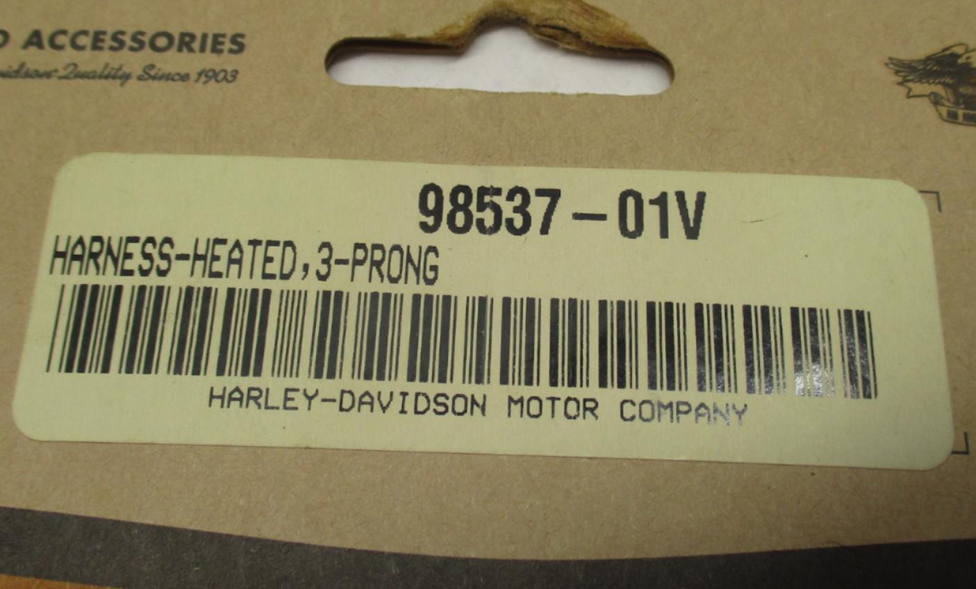 Harley Davidson Genuine NOS 3 Prong Heated Harness 98537-01V