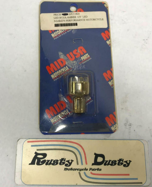 Mid USA Led Amber Signal Bulb 12V 11820 Harley