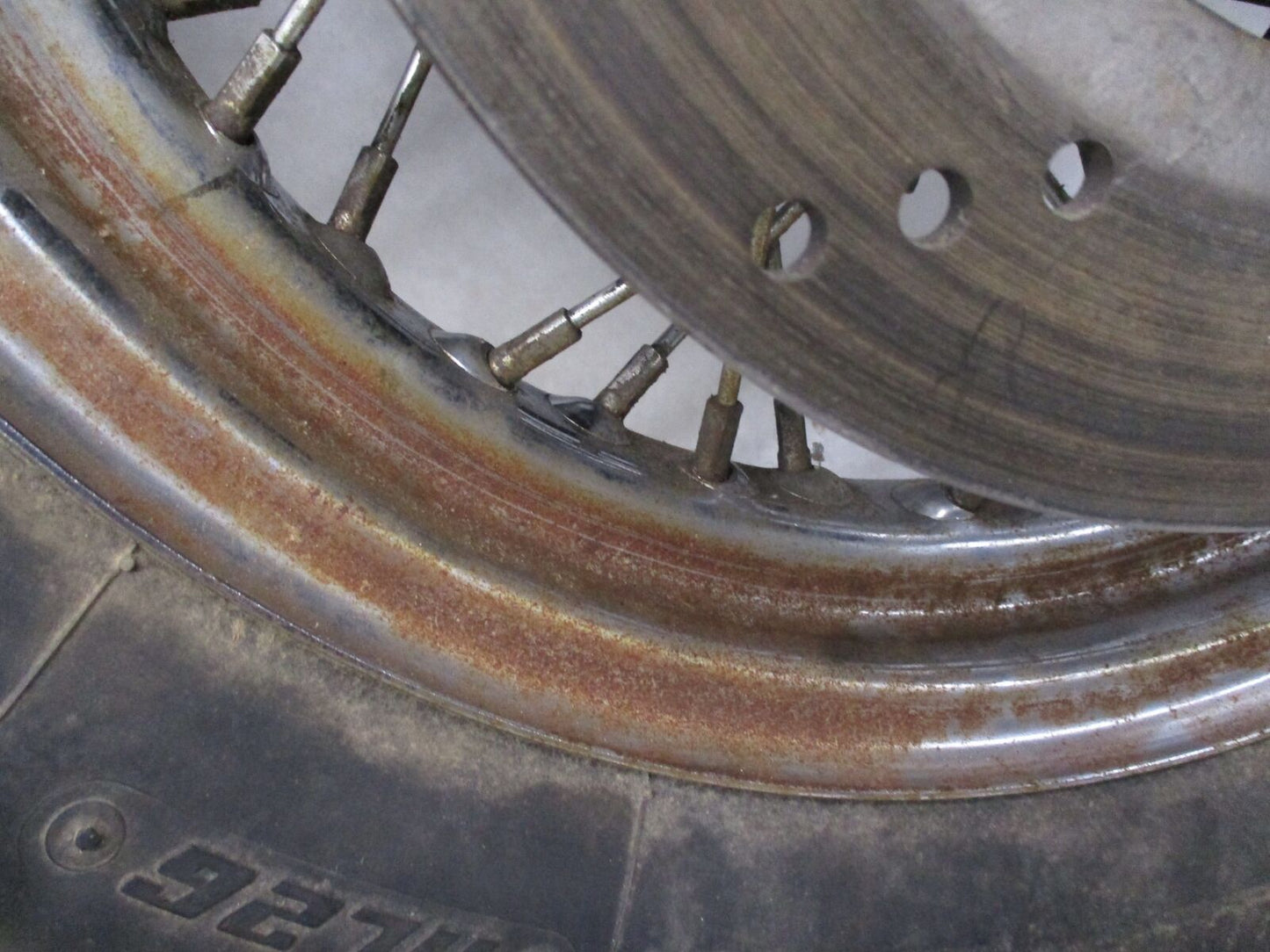 Harley Davidson Dyna 16" Rear Wheel and Tire w/ 49T Sprocket and Disc 44136-92