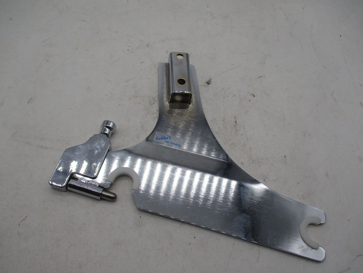Harley Davidson Chrome Left Side Quick Release Sissy Bar Backrest Side Plate