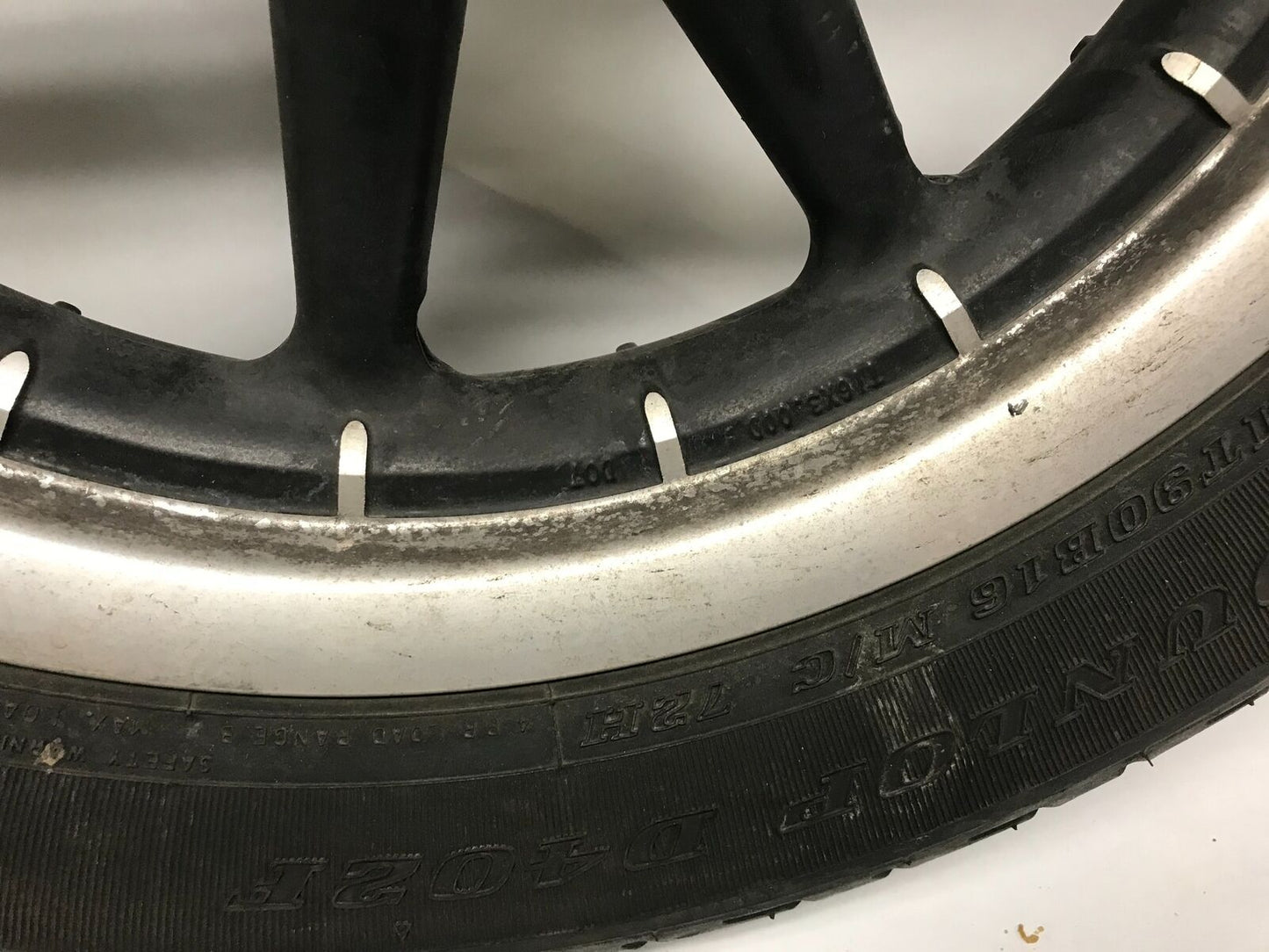 Harley Davidson 16x3 Front Wheel Touring 9 Spoke Black with Tire