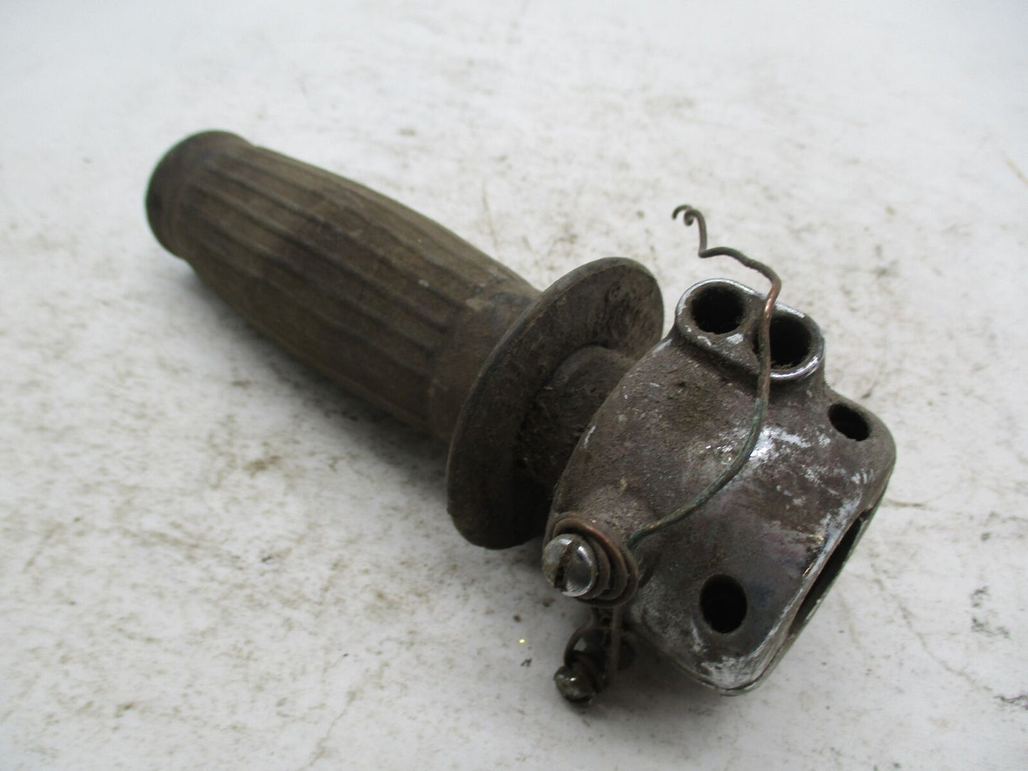 BSA Triumph 7/8" Chrome Handlebar Single Pull Cable Throttle Control Assembly