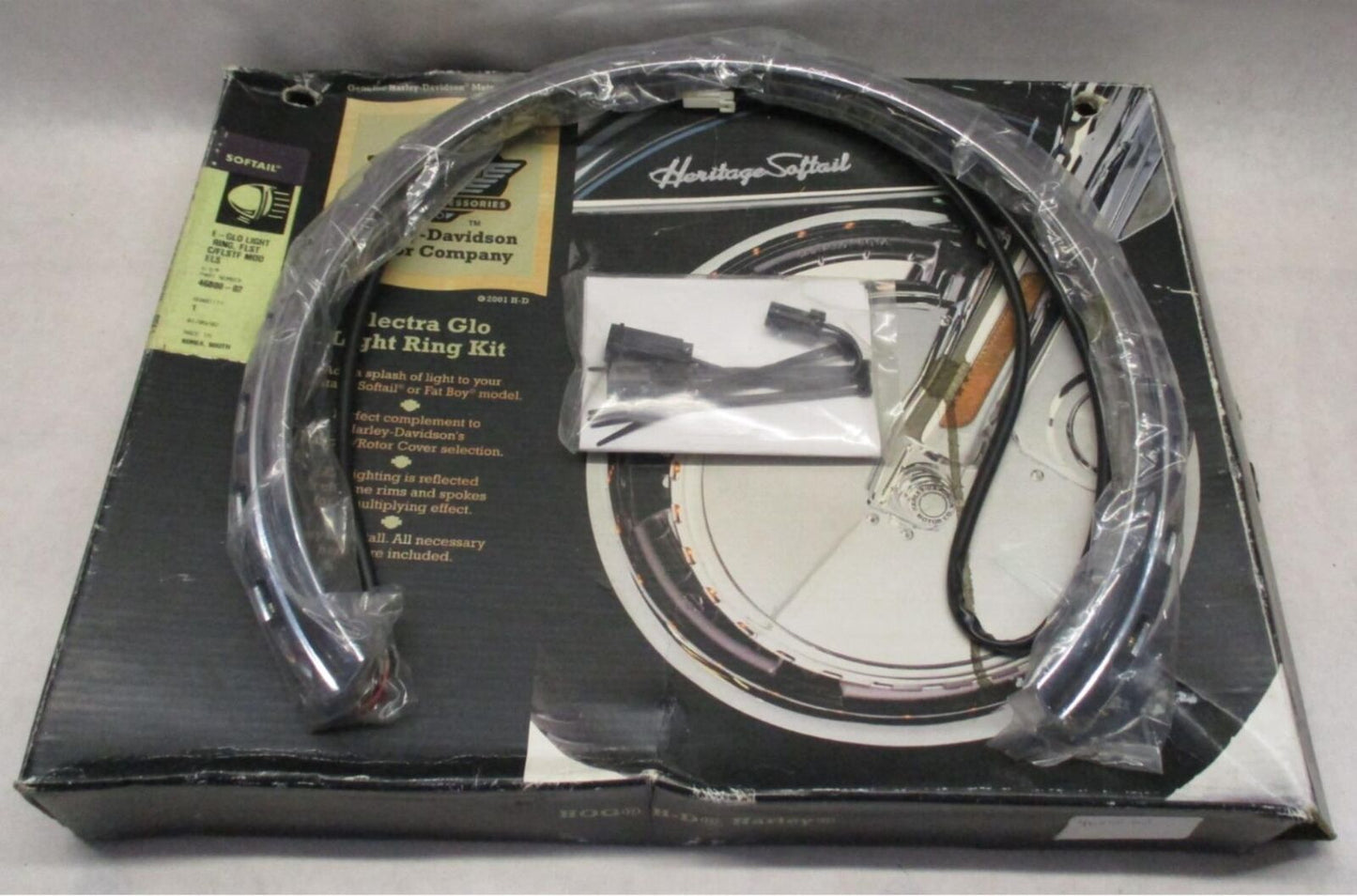 Harley Davidson Genuine NOS Softail E-Glo Light Ring Kit 46800-02 FLSTC & FLSTF