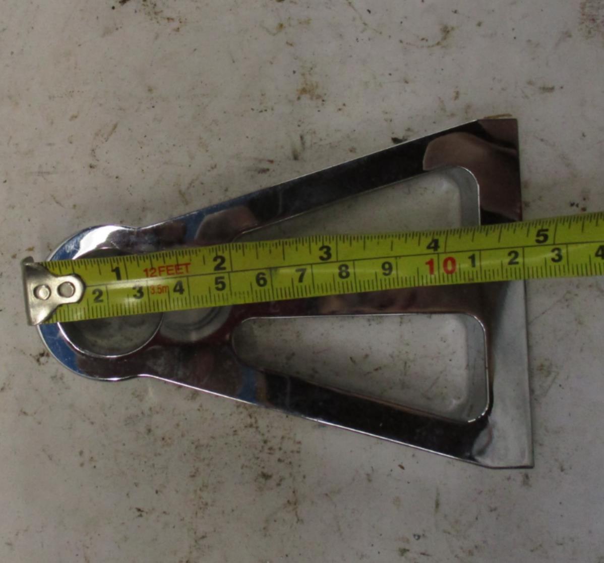 Harley Davidson License Plate Mounting Brackets Polished Aluminum
