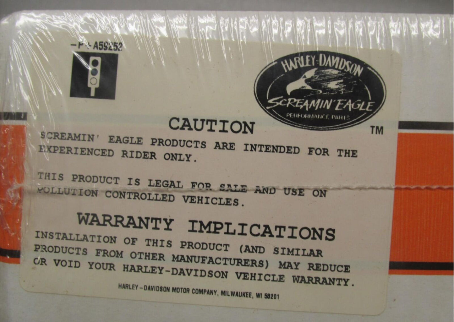 Harley Davidson Screamin-Eagle Genuine NOS STAGE1 EFI Kit 29387-97A
