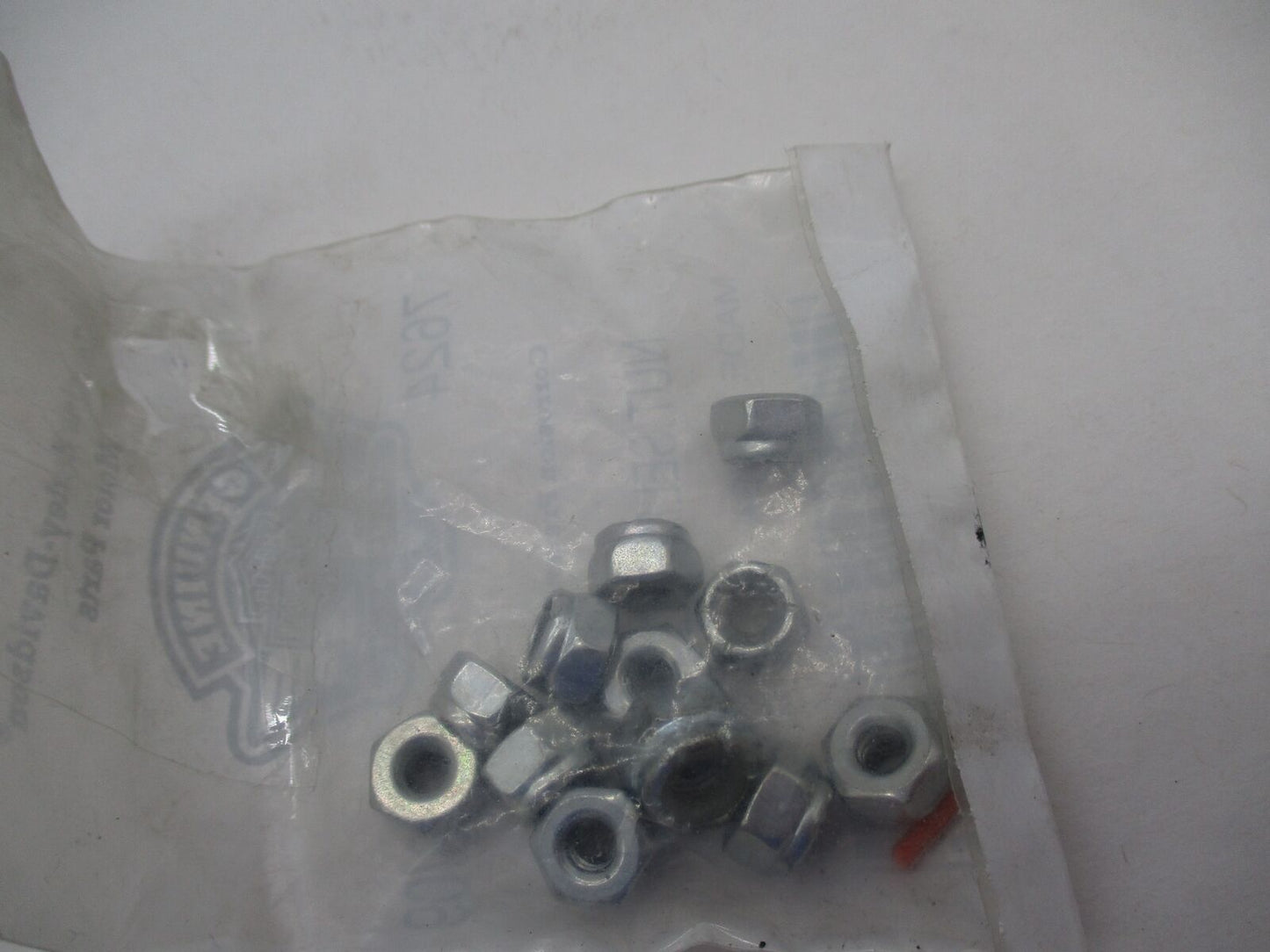 Genuine Harley Davidson Lot of 12 Self Locking Hex Nuts 7624