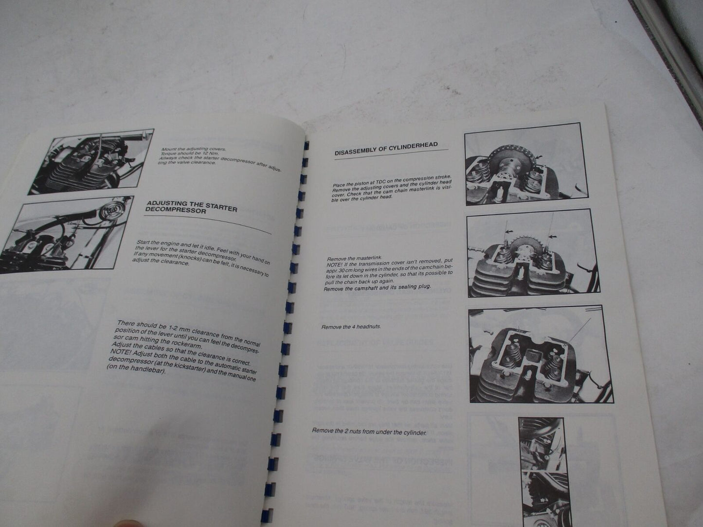 Husqvarna OEM Factory 1985 4-Stroke Engine Workshop Manual Book