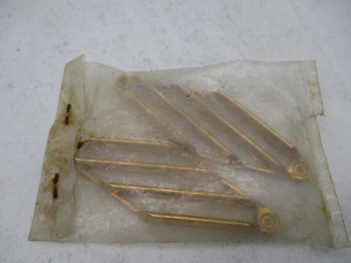 Pair of Motorcycle Gold / Copper Indicator Duiamond Marker Light Grills