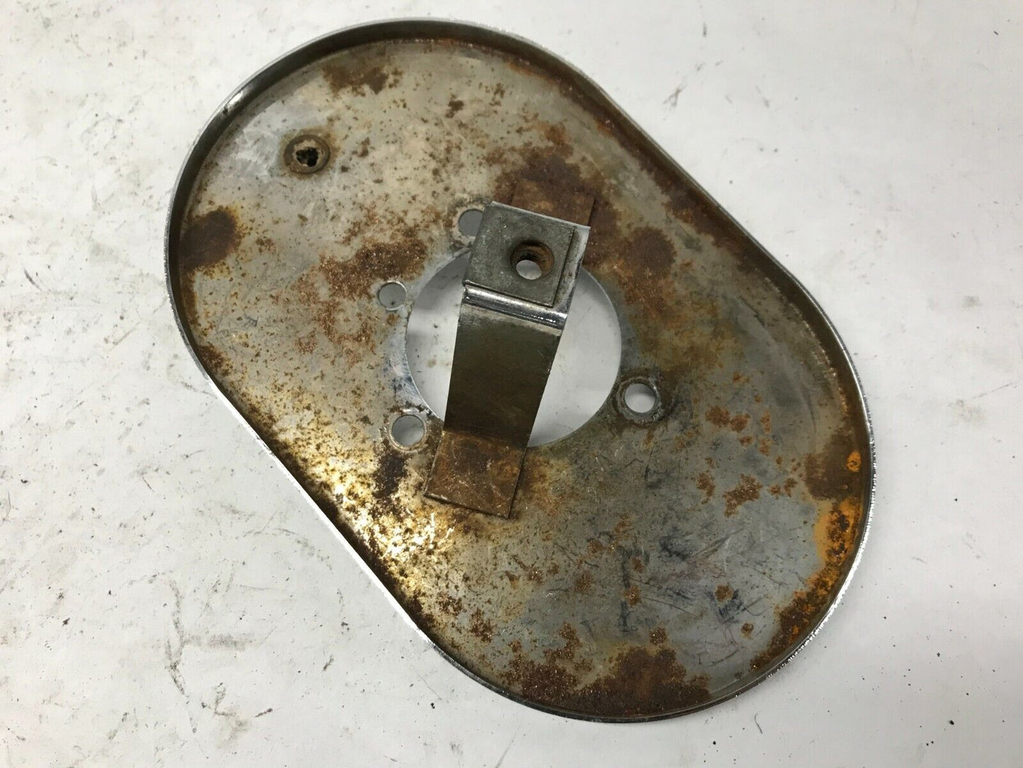 Harley Air Cleaner Backing Plate Bendix Ironhead Shovelhead Bobber Chopper