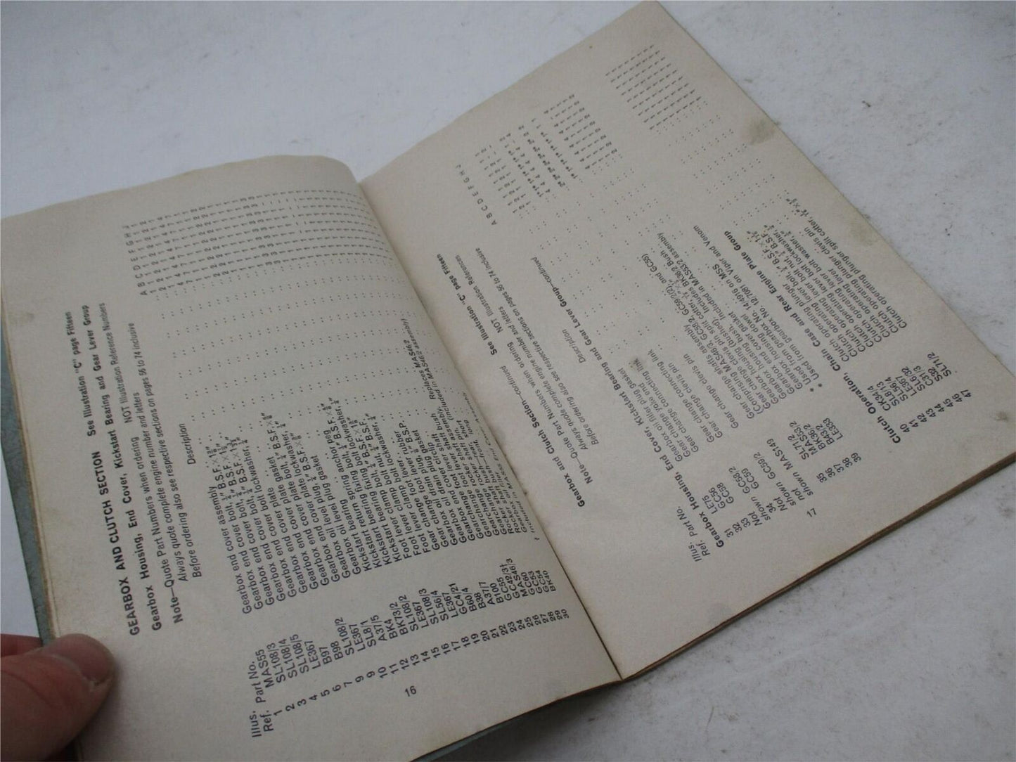 1971 Velocette 350 Viper Clubman and 500 MSS Venom Spare Parts List Book