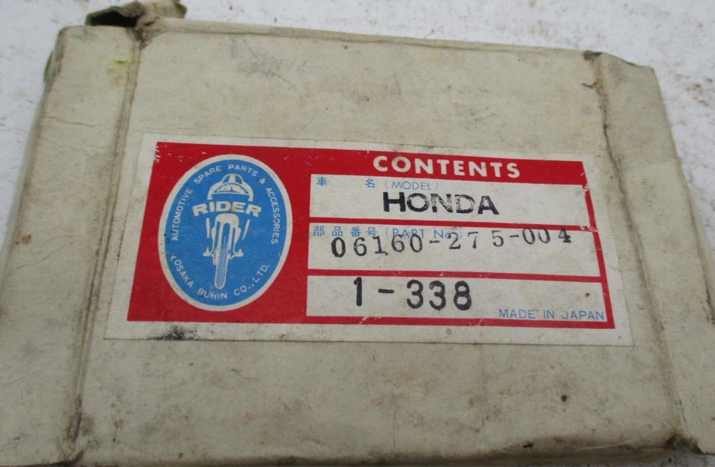 Honda Carburetor Carb Gasket Rebuild Kit 06160-275-004