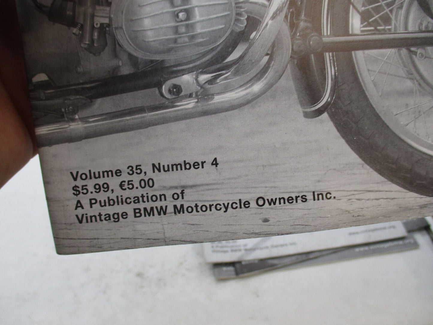 Complete Set of 4 The Vintage BMW Motorcycle Magazines Volume 35
